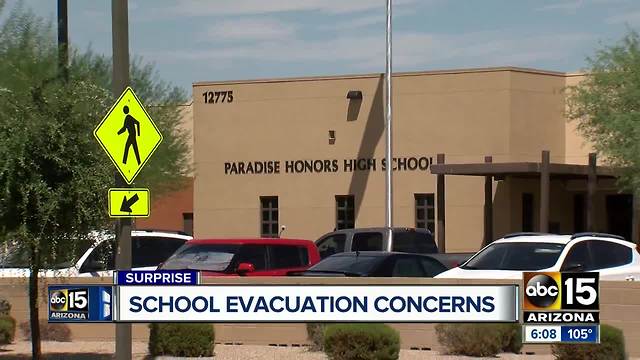 Students fall ill during evacuation from Arizona school in the summer