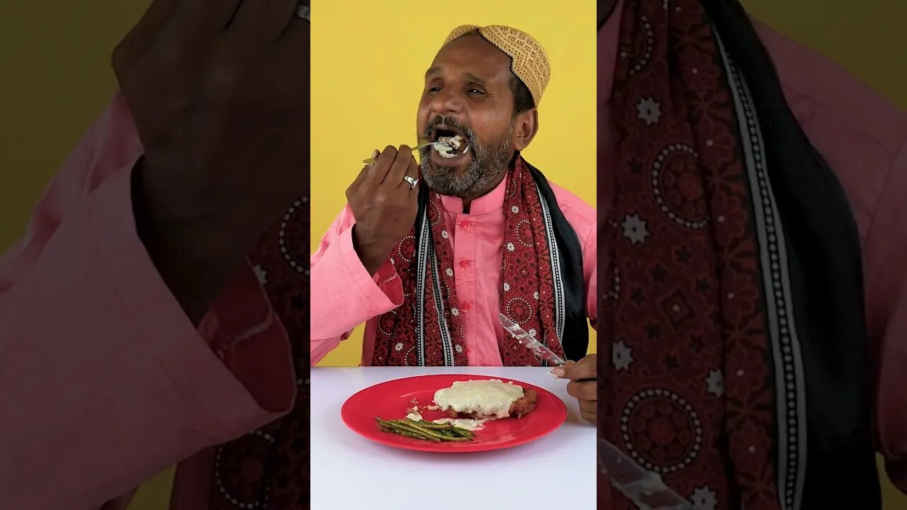 Tribal People Try Fried Chicken With Gravy