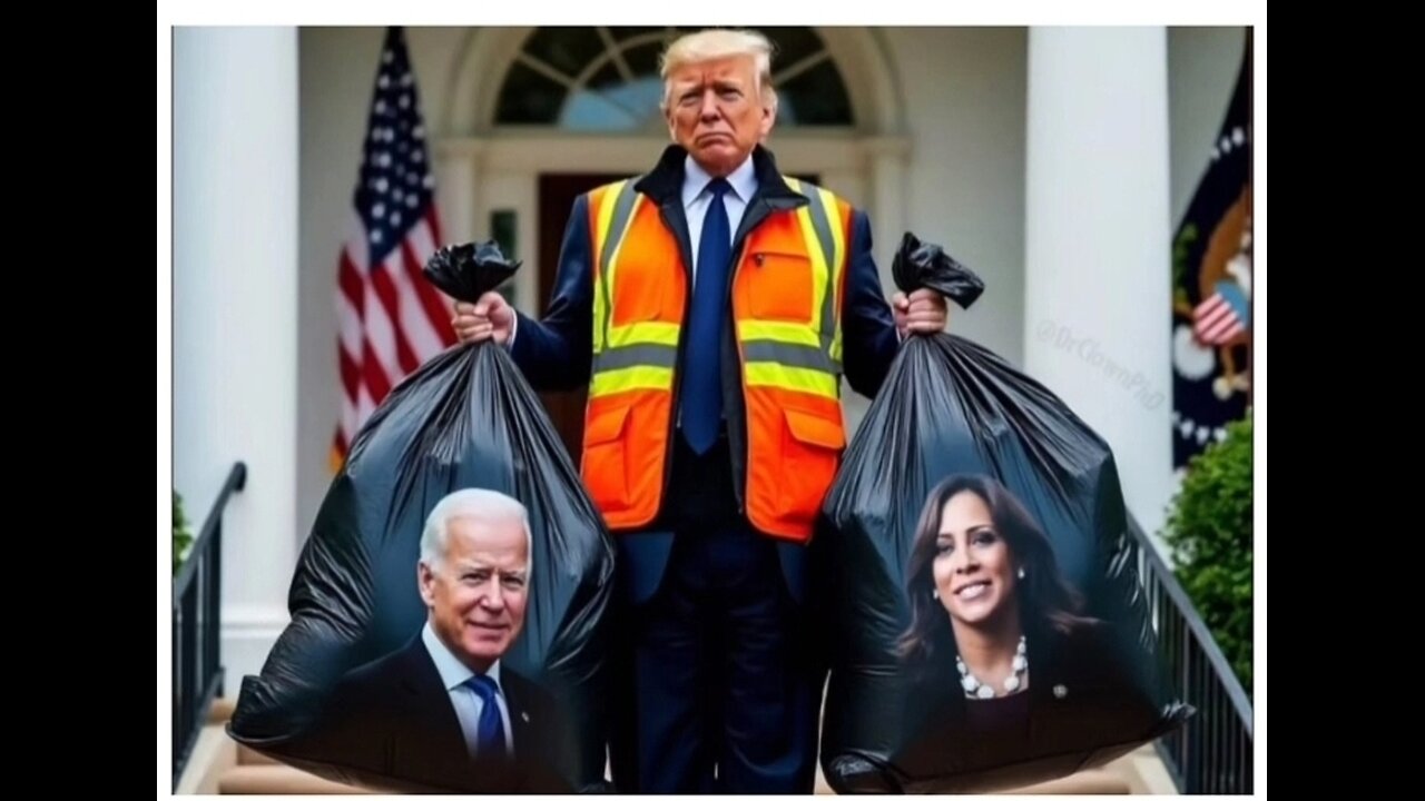 Joe Biden calls Donald Trump supporters garbage Kamala Harris Elon Musk Joe Rogan joke Democrats