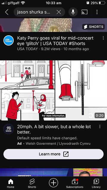 Welsh 🏴󠁧󠁢󠁷󠁬󠁳󠁿 Governent also advertising on youtube how nice is 20 mph