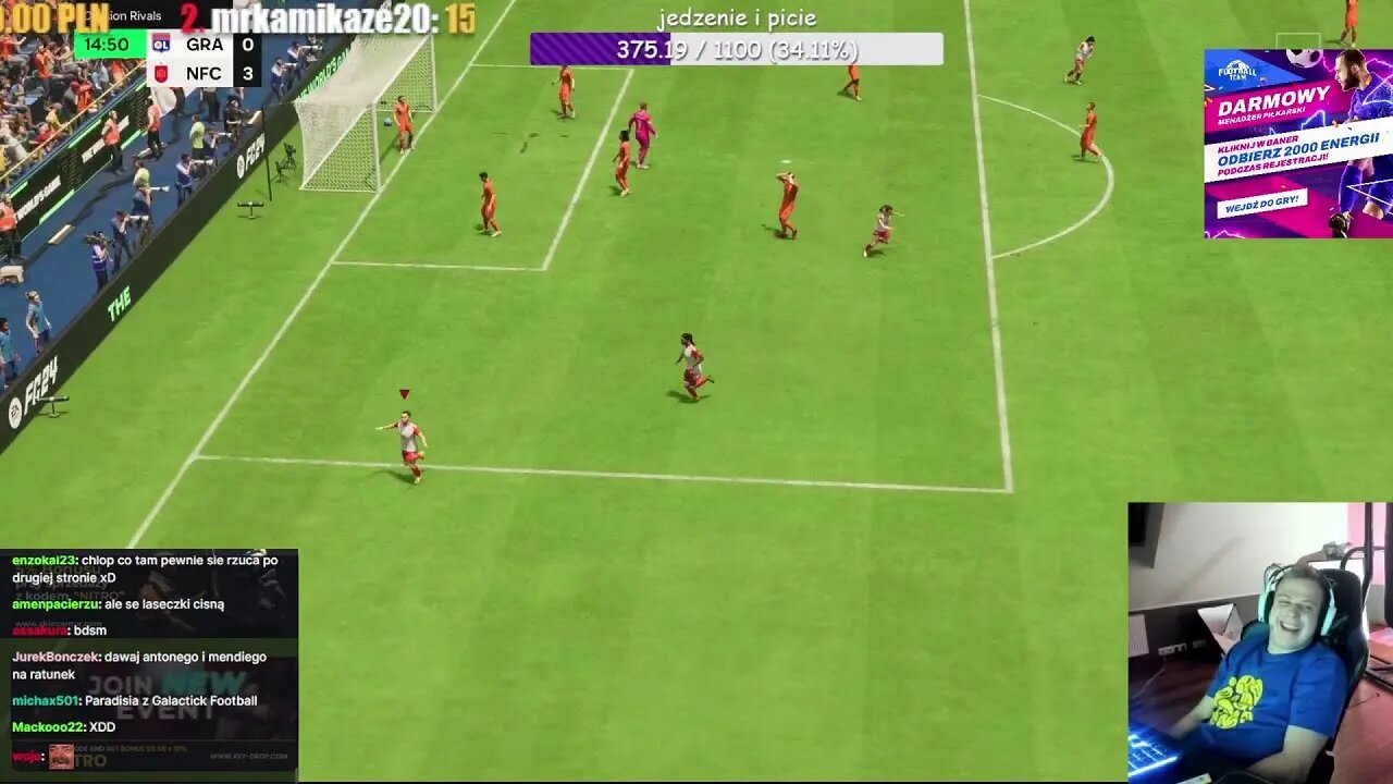 NITRO - PIERWSZA STYCZNOŚĆ Z FIFA 24, PIERWSZE WYGRANE I RAGEQUIT