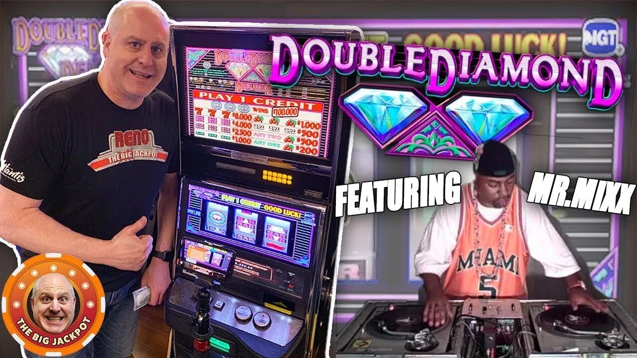 💎HUGE BETS ✦ HUGE JACKPOT WIN 💎 $100 Double Diamond 3 + $90 Reel Bonus Free Games!