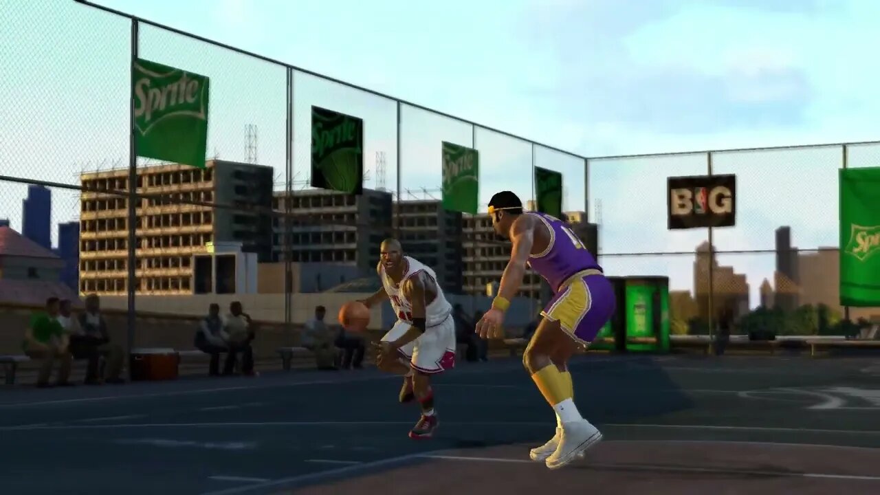 One on One: #45 Michael Jordan vs Laker Wilt Chamberlain