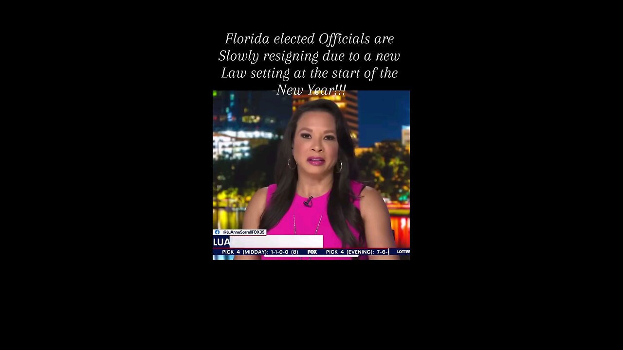 Florida has resignations popping up everywhere!!