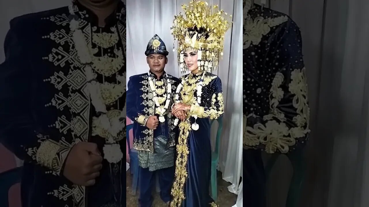 Cantik Banget bak Model. Pengantin Adat Palembang saat Resepsi Pernikahan. #short #shortvideo