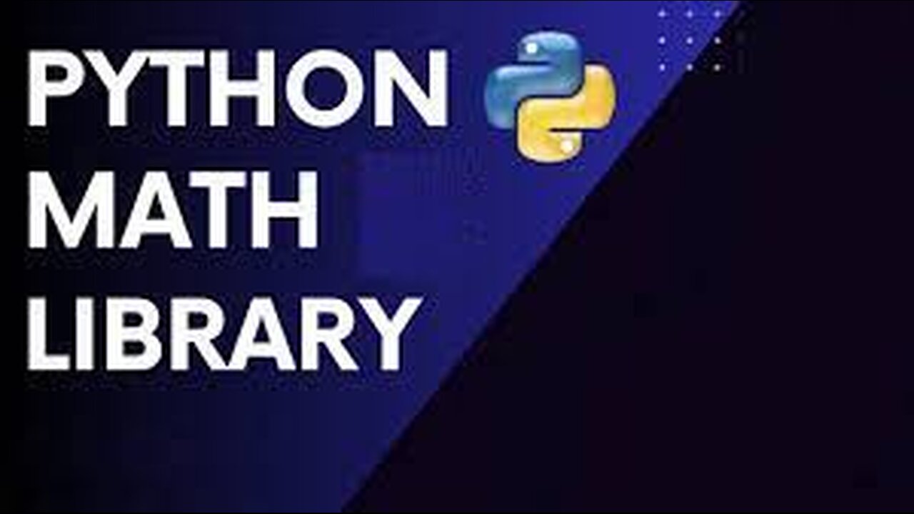 Python: Math Library