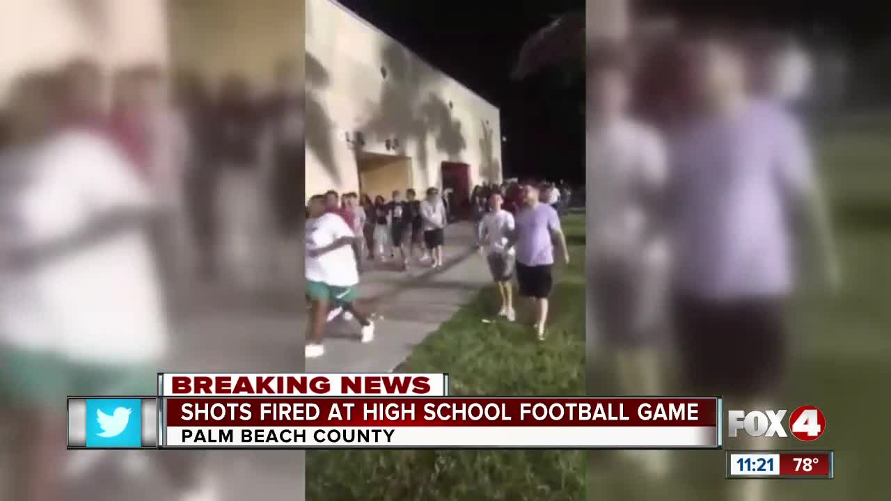 Reports of shots fired at Palm Beach Central High School