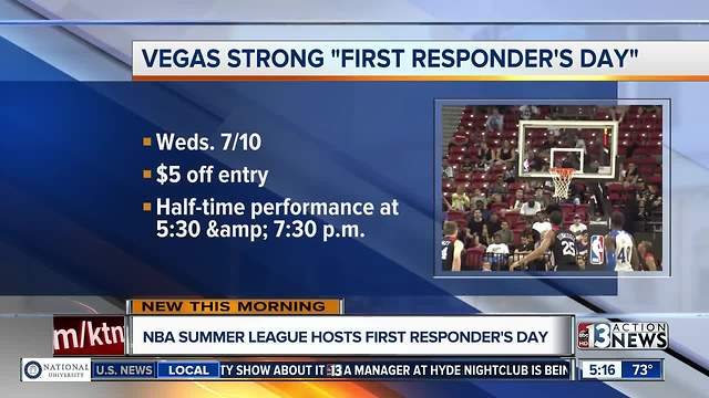 NBA Summer League hosting Vegas Strong First Responders Day