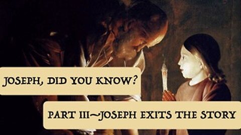 Christmas Night of Worship: Joseph Exits the Story