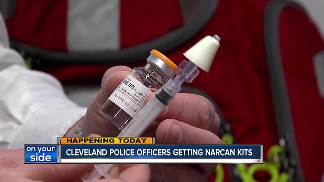 Cleveland police officers will start carrying narcan kits