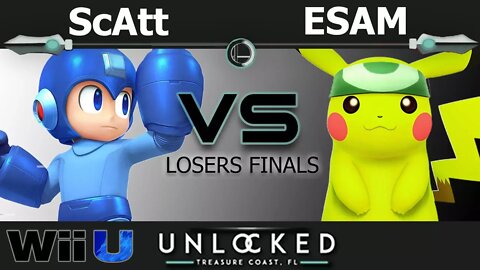 MVG|ScAtt (Mega Man) vs. PG|ESAM (Pikachu) - Wii U Losers Finals - Unlocked