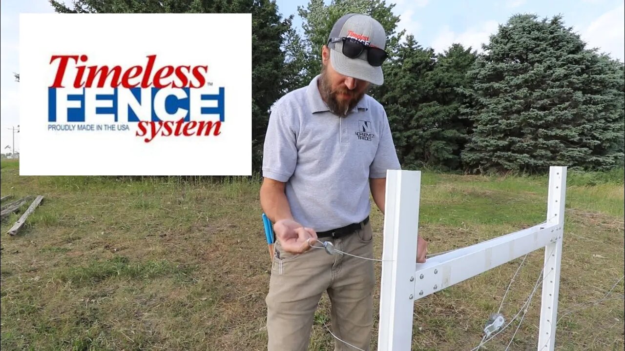 How To Install High Tensile Electric Wire On Timeless Fence System Rigid PCV T-Posts and Braces