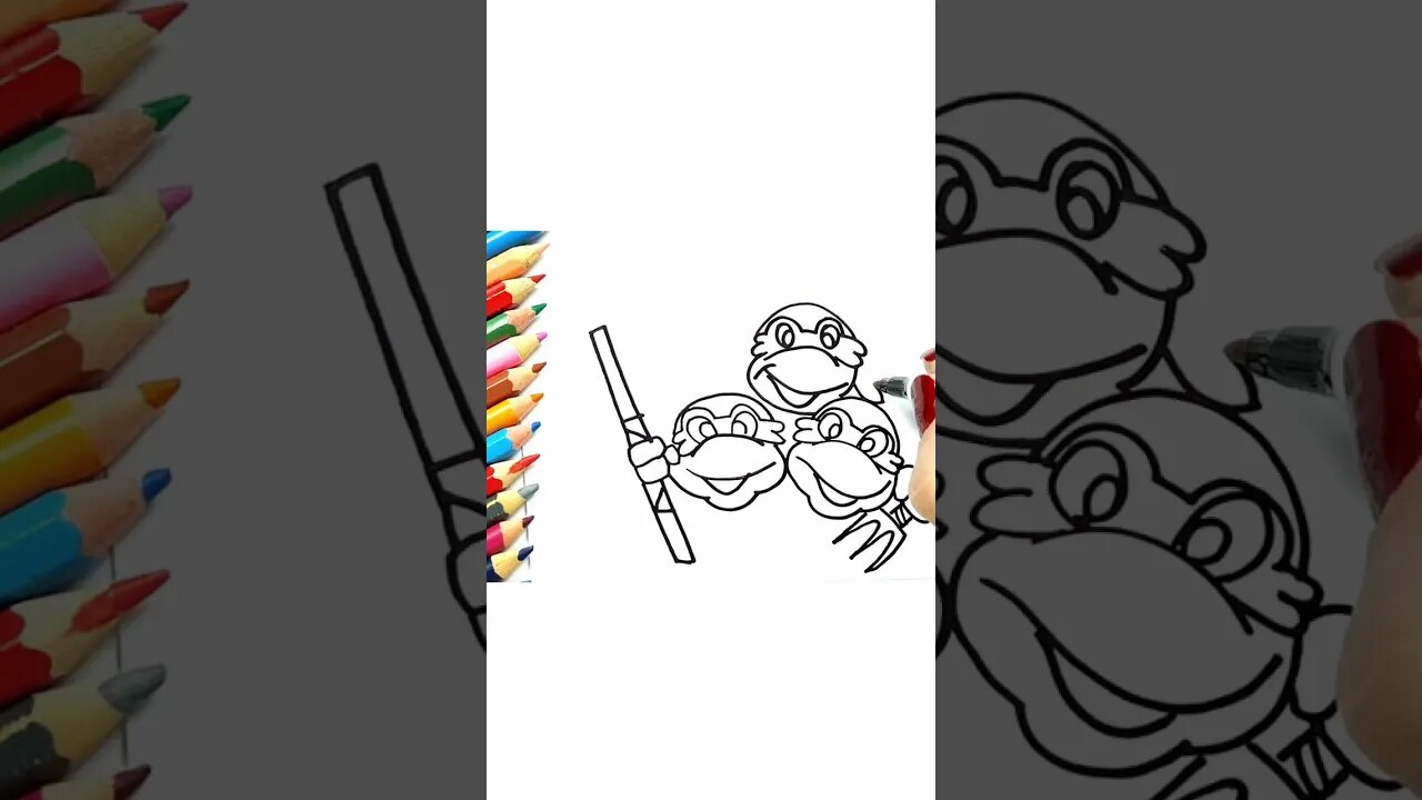 How to Draw and Paint the Ninja Turtles