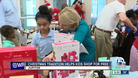 Christmas tradition helps children shop for free in Palm Beach County