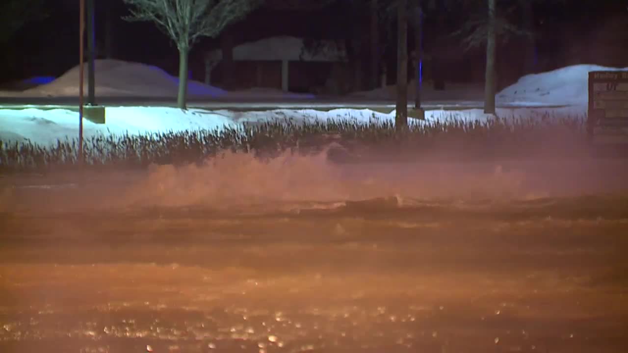 Water main break closes portion of Engle Road