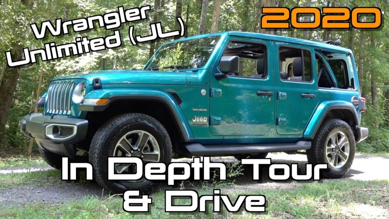 2020 Jeep Wrangler Unlimited Sahara (With Sky Power Top): Start Up, Test Drive & In Depth Tour