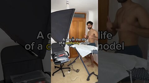 A day in the life of a Coofandy model