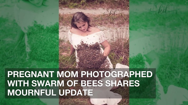 Pregnant Mom Photographed with Swarm of Bees Shares Mournful Update