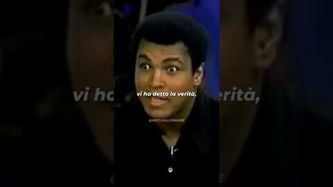 La parte centrale dell'allenamento di Muhammad Ali...