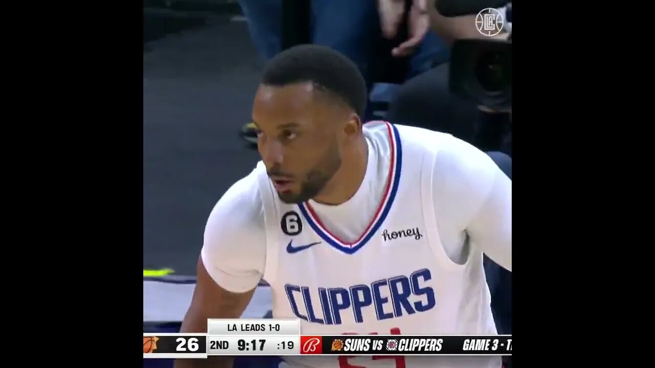 Playoff suns vs clippers@LA Clippers - 🗣️ YESSIR, NORM #shorts #nba #higlights