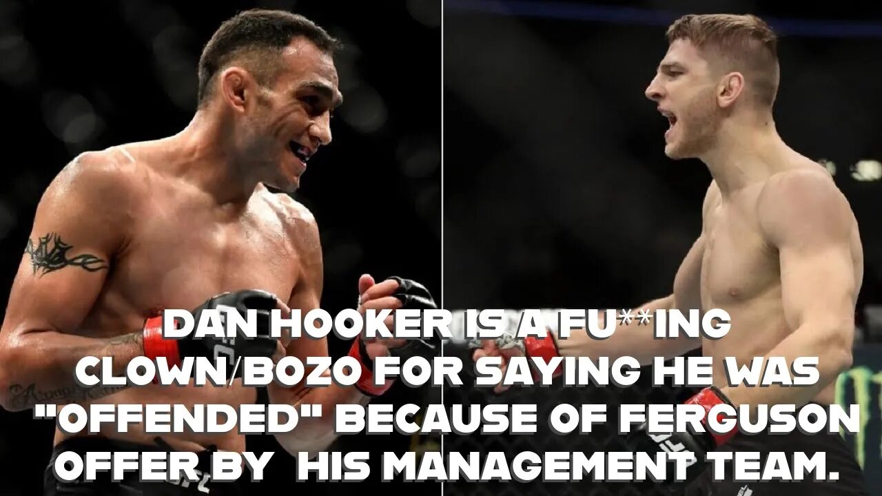 DAN HOOKER IS A FU**ING CLOWN/BOZO FOR SAYING HE WAS "OFFENDED" BECAUSE OF FERGUSON OFFER BY TEAM.