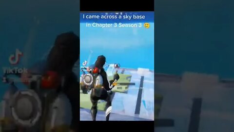 SKY BASE IN CHAPTER 3 SEASON 3 FORTNITE #shorts #fortnite #funny