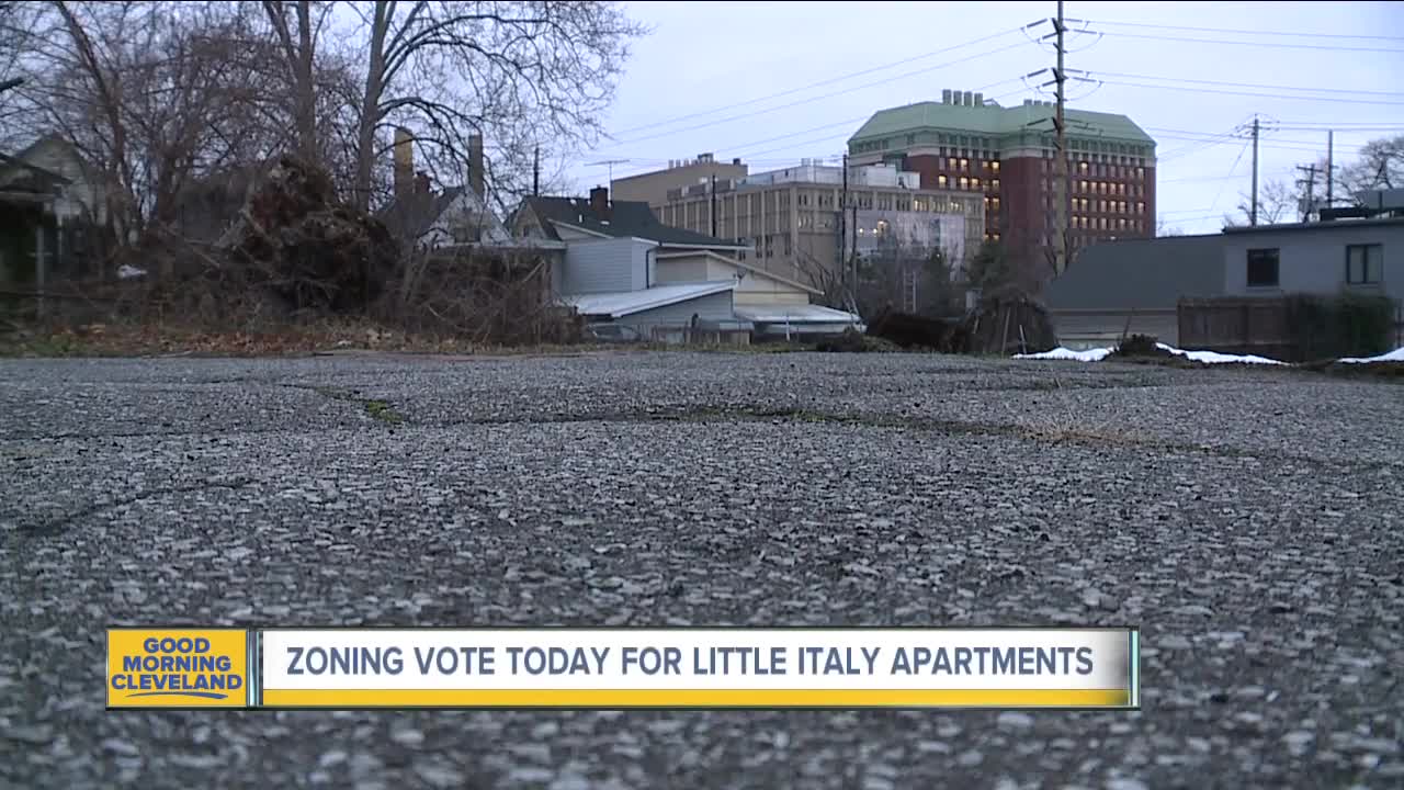 Zoning Vote today for little Italy apartments
