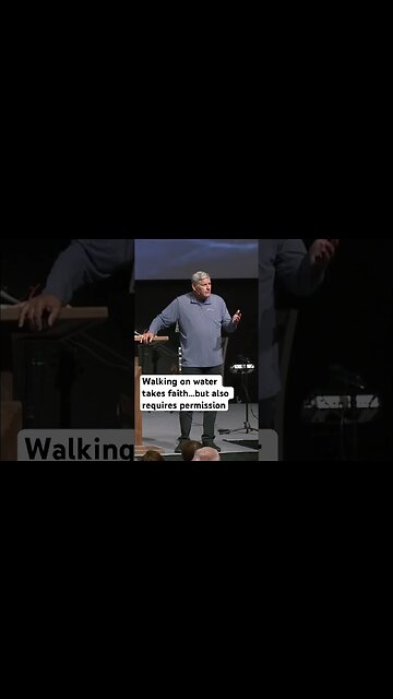 Peter asked Jesus before walking out of the boat! - #sermon #jesus #shorts