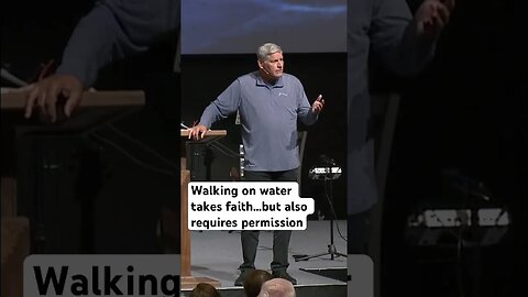 Peter asked Jesus before walking out of the boat! - #sermon #jesus #shorts