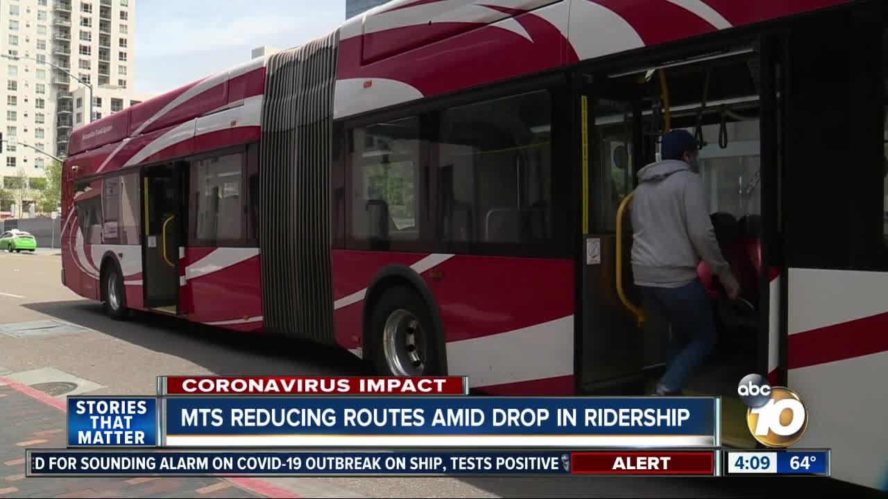MTS to begin reducing service on April 13