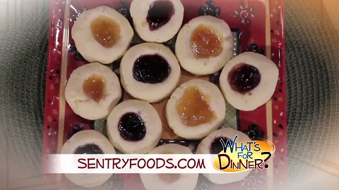 What's for Dinner? - Jam Filled Butter Cookies