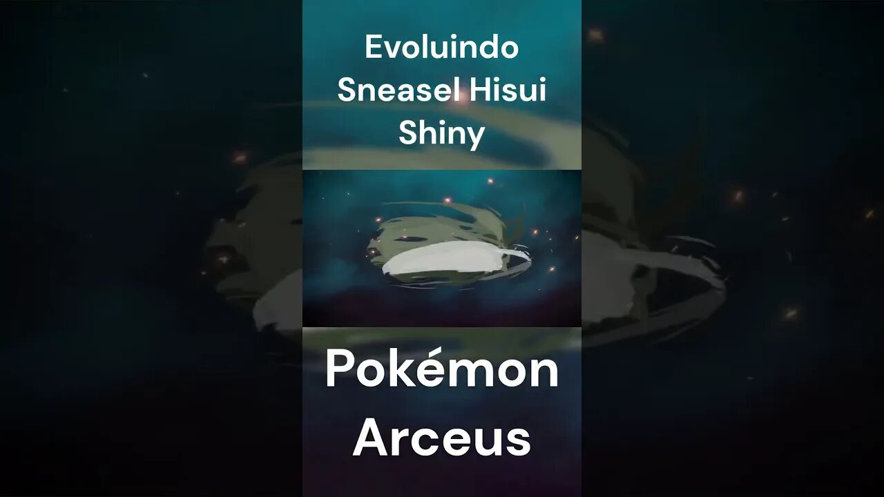 Como Evoluir Sneasel Hisui (Shiny) no Pokémon Legends: Arceus? ‐ #shorts