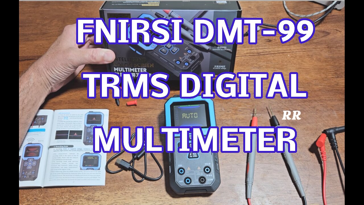 FNIRSI DMT-99 Walkthrough, Rechargeable TRMS Digital Multimeter, 9999 Counts