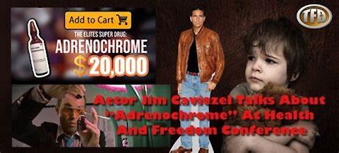 Hollywood actor Jim Caviezel exposes Adrenochrome harvesting amongst the Elites/Hollywood