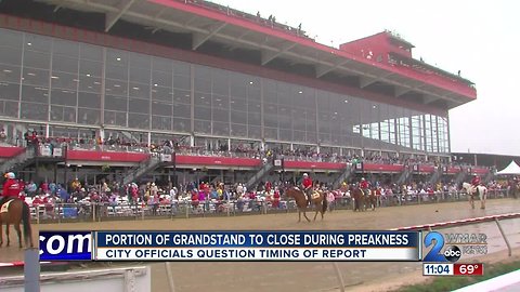 Portion of Grandstands to Close During Preakness