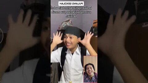 telat pulang sekolah🤣 #reaction #lucu #ngakak #sadjoni