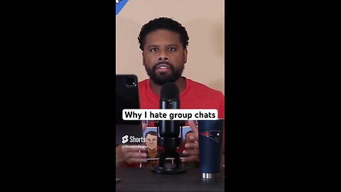 Why I hate group chats #shorts #life #success #motivation #goals #dating #work #family #friends