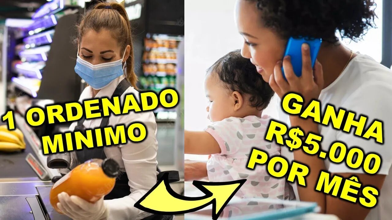 Caixa do Supermercado LARGA o EMPREGO Para GANHAR de 4 a 6MIL Reais Por Mes EM CASA