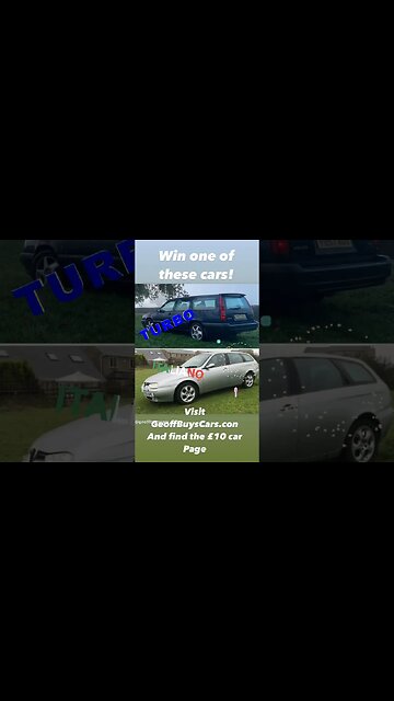 Win a car? Visit GeoffBuysCars.com and find the £10 Car page #cars #volvo #alfaromeo
