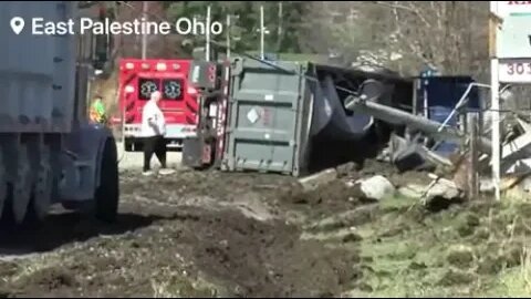 East Palestine Ohio Trucks Spills the spillings of the previous spill