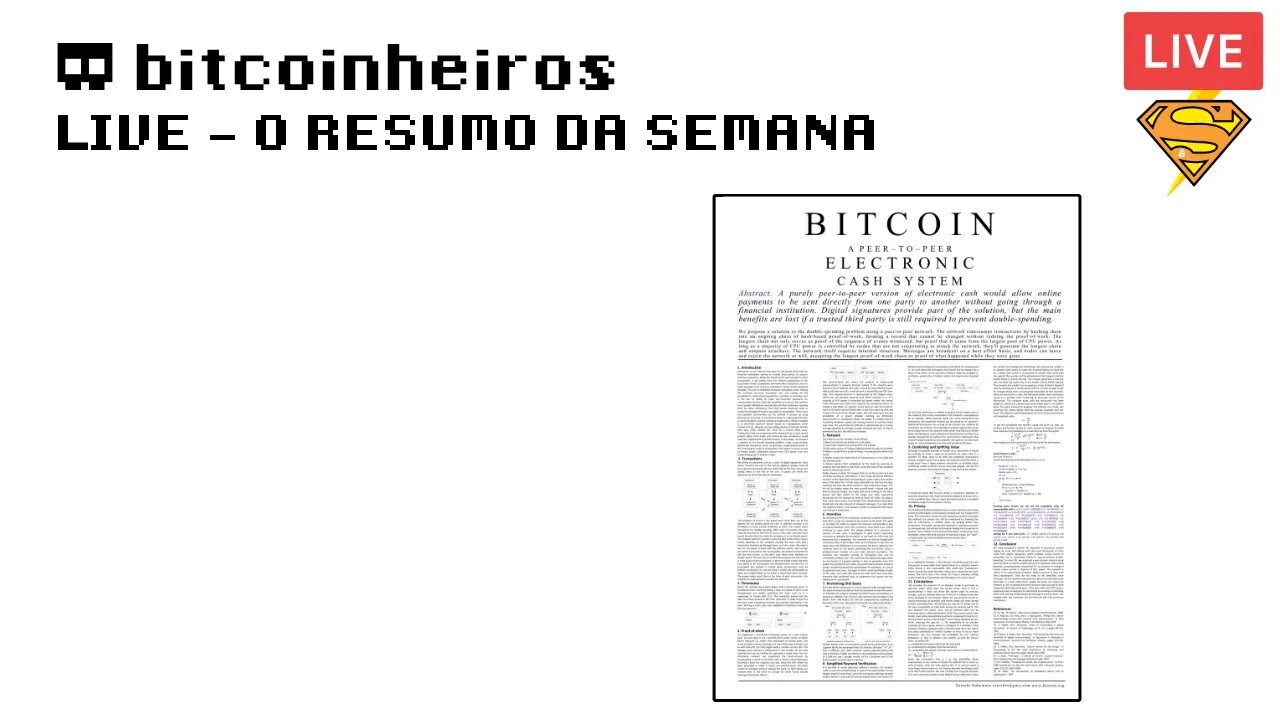 LIVE - O melhor da semana com os bitcoinheiros