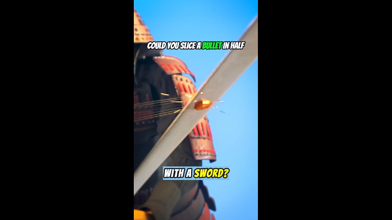 Could you slice a bullet in Half with a Sword? #shorts #deadpool #zackdfilms