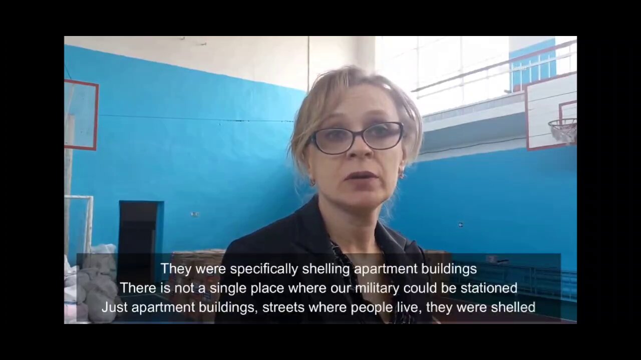 "In 2014, schools, kindergartens and the city swimming pool were shelled. Ukraine cut off our water"