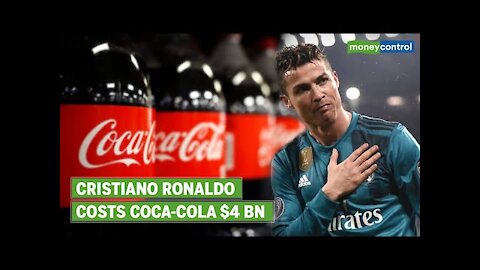 Ronaldo Moves Coke Bottles & Endorses Water; Coca Cola Loses $4 Bn