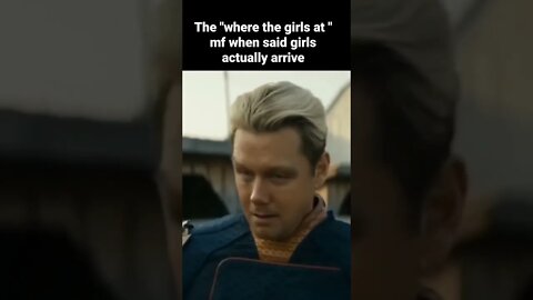 The "where the girls at" mf when said girls actually arrive 😆 😂