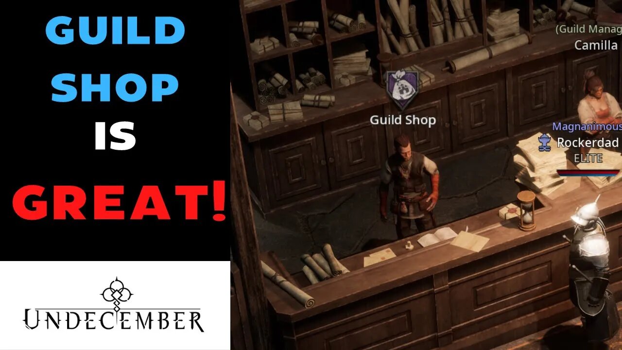 Guild shop will help you get new runes - Undecember