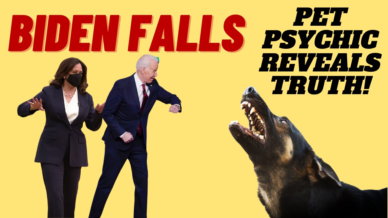 BIDEN FALL AND A PET PSYCHIC REVEALS BIDEN DOG'S SECRETS