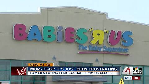 Families losing perks as Babies 'R' Us closes