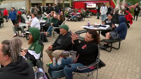 Racine's Monument Square will transform into 'Deer District Racine' for remaining NBA Finals games