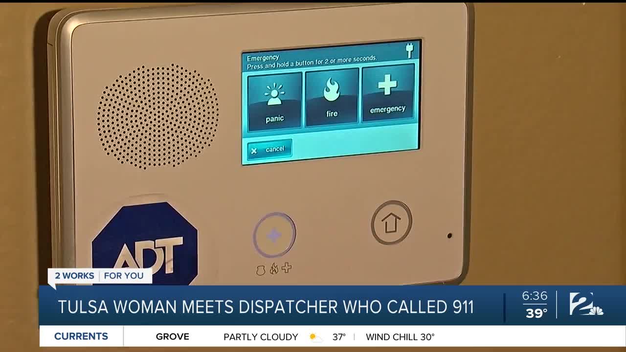 Tulsa Woman Meets Dispatcher Who Called 911